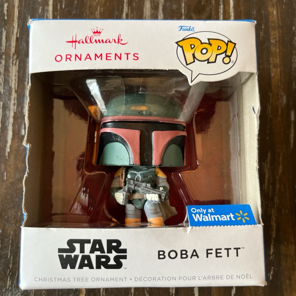 Hallmark Funko Pop Disney Star Wars Boba Fett Christmas Tree Holiday Ornament